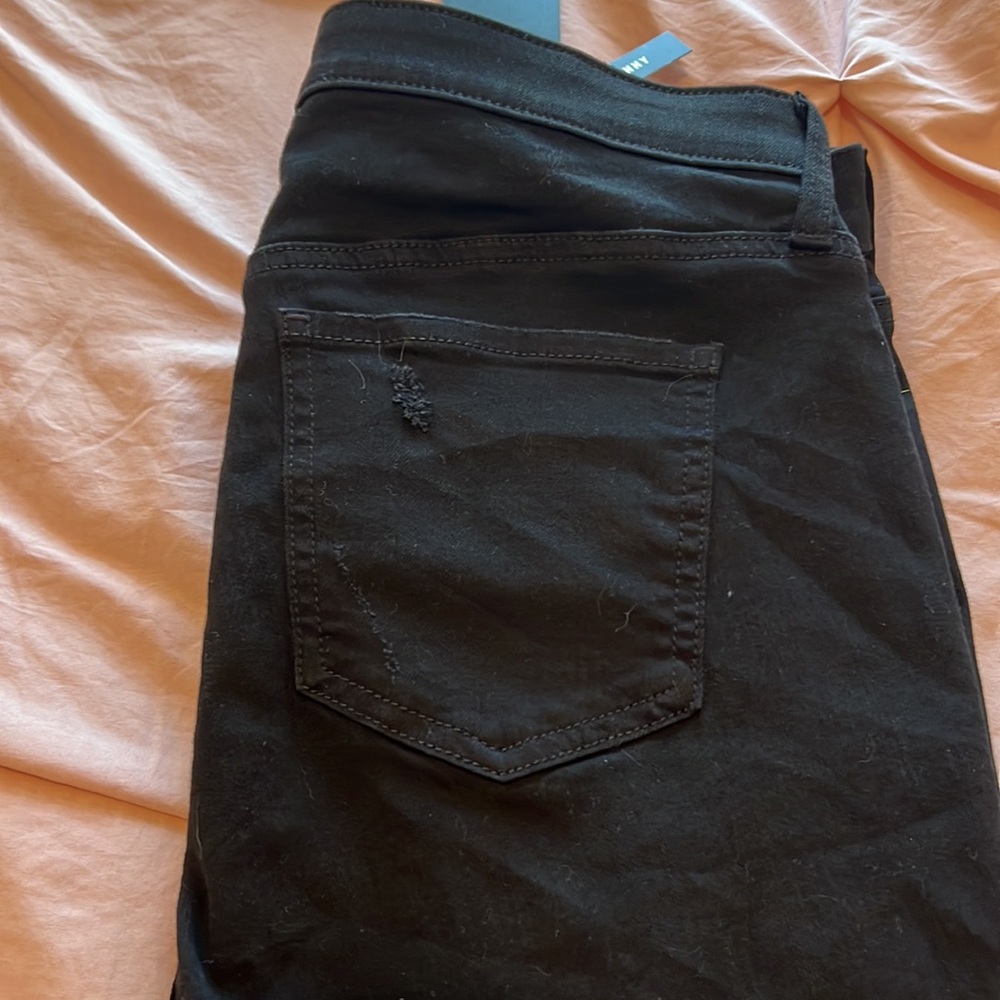 Sky high skinny distressed black jeans - Picture 5 of 6